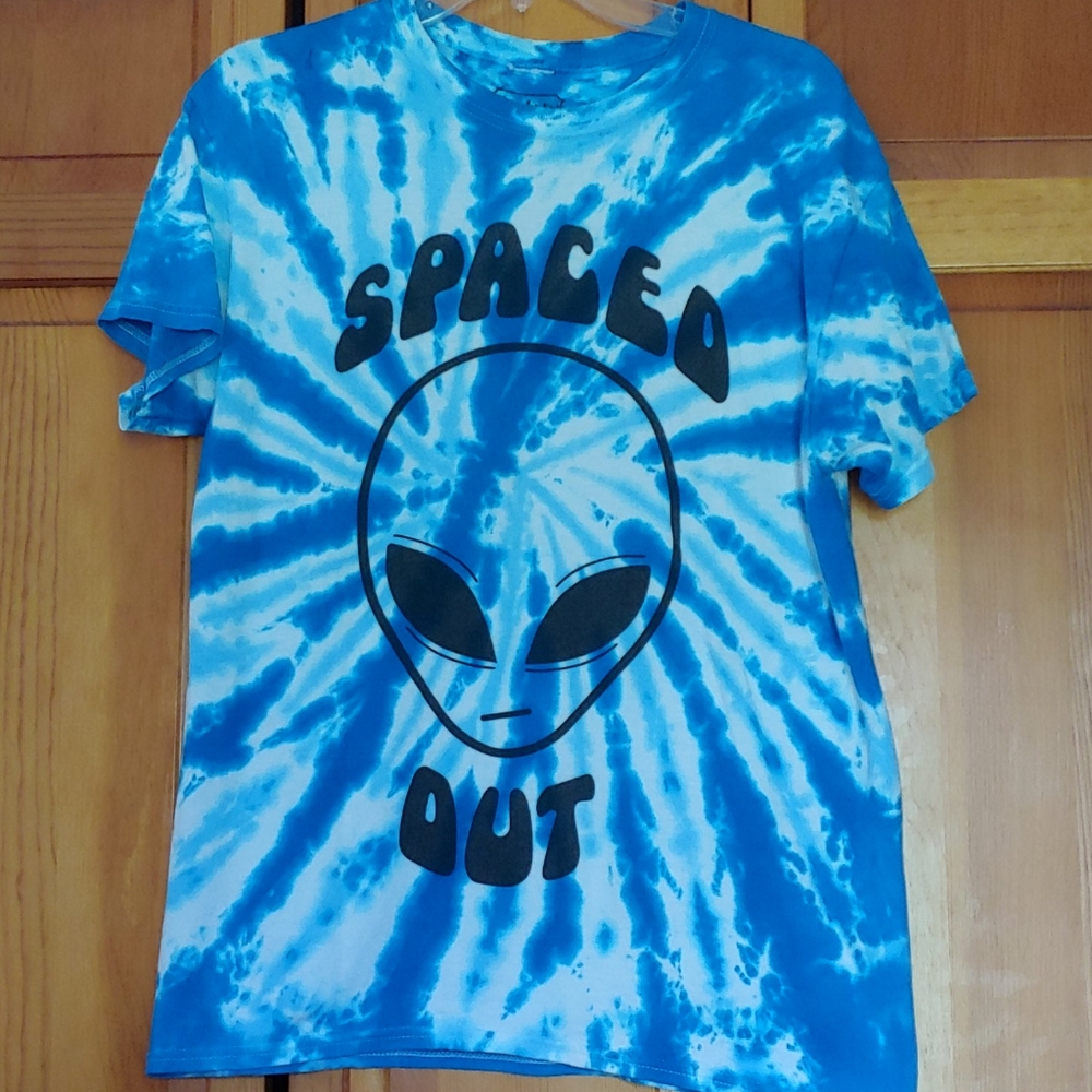 Tie dye Spaced Out tshirt